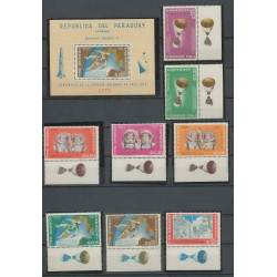 1245/ Espace (space) neuf ** MNH Paraguay N° 827/31 + 424/26 + Bloc Gemini 