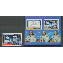 1640/ Espace (space) neuf ** MNH Grenade (grenada) N° Bloc 16 1 + Neil Armstrong