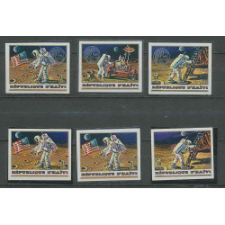 1831/ Espace (space) neuf ** MNH Haiti 729/731 + Overprint surchargé Apollo XIII Non dentelé imperf