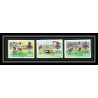 226 Football (Soccer) Allemagne 1974 munich - neuf ** MNH - Ghana overprinted 3 valeurs Non dentelé imperf