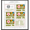 268 Football (Soccer) Allemagne 1974 munich - neuf ** MNH - Pologne (Poland) N° 60 bloc 