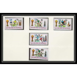 287 Football (Soccer) Allemagne 1974 munich - neuf ** MNH - Sénégal + overprint