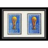 314 Football (Soccer) Allemagne 1974 munich - neuf ** MNH - maroc N° 710/711 OR (gold stamps) overprint gold 