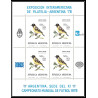 458 Football (Soccer) argentina 78 - neuf ** MNH - Argentine (Argentina) N° 1347/1351 BLOC KB oiseaux (birds)
