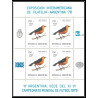 458 Football (Soccer) argentina 78 - neuf ** MNH - Argentine (Argentina) N° 1347/1351 BLOC KB oiseaux (birds)