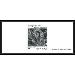 N°3358 Mozaïque de Germigny-des-Prés (Loiret) Tableau (Painting) Gravure France 2000