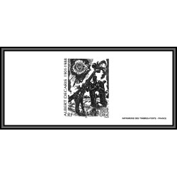 N°3435 dessinateur et graveur Albert Decaris cartoonist Gravure France 2001