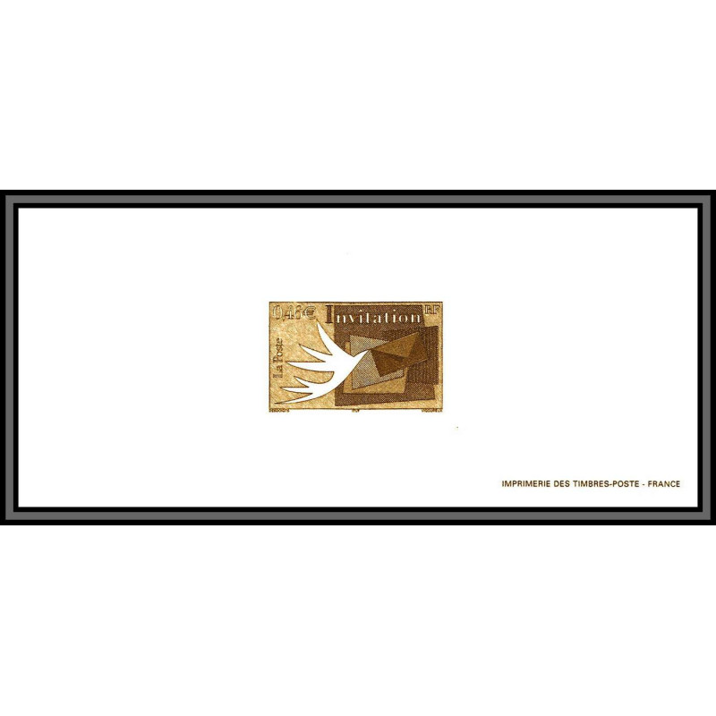 N°3479 Timbre pour invitations Gravure France 2002