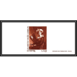N°3526 Elisabeth Vigée-Lebrun Tableau (Painting) Gravure France 2002