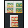 1018 - Barbuda 172/174 UPU Union postale universelle Bloc 4 Non dentelé imperf MNH **
