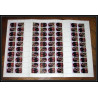 1036 Tuvalu MI N°377/380 ** (british royal family) Wedding 1986 feuilles (sheets) Cote 200 eu 10 tete beche