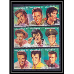 Antigua Barbuda 124 - N° 1491/99 CHANTEUR Elvis Presley MNH **