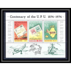 Barbuda 404 - Bloc N° 10 UPU Union postale universelle Cote 7.5 Euros MNH **
