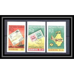 Barbuda 405 - N° 172/74 UPU Union postale universelle Non dentelé imperf MNH **