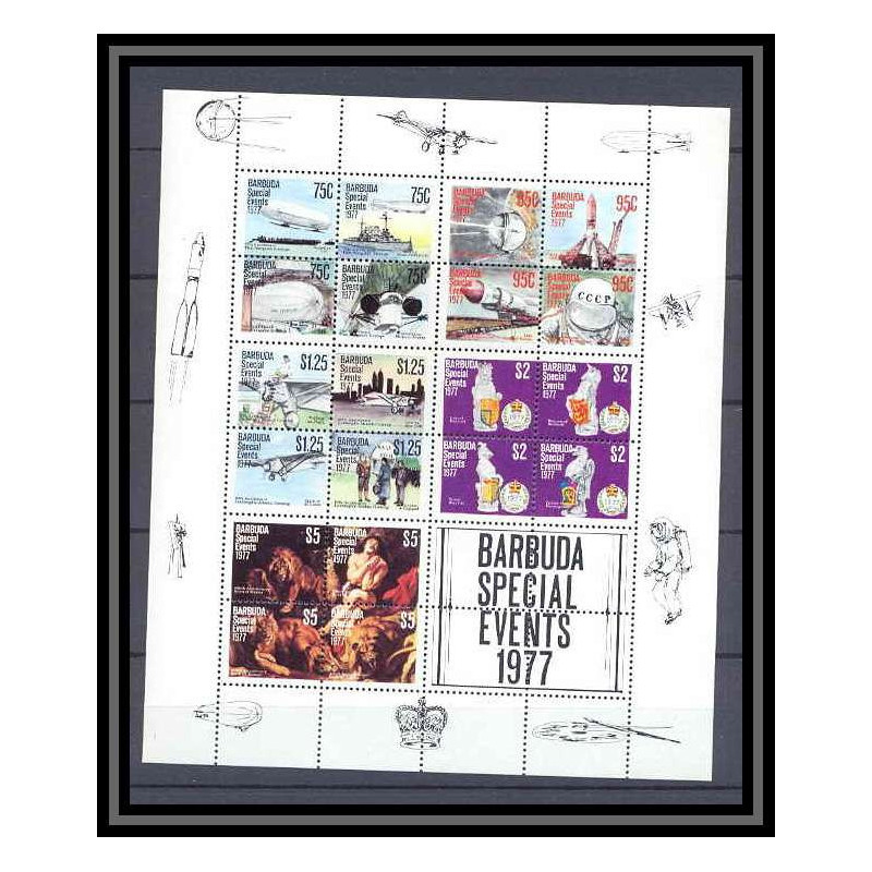 Barbuda 412 - N° 28 espace (space) 1977 Cote 37.5 Euros MNH **