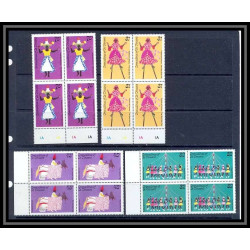 Grenadines of Saint-Vincent - 304 - N° 447/50 Danses dances Bloc 4 Cote 20 Euros MNH **