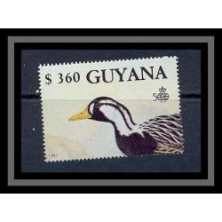 Guyane Guyana 277 - TIMBRE 86A landing america Christophe Colomb oiseaux (bird birds oiseau) Cote 15 ** MNH