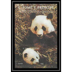 Sao Tome e Principe 142 N° 280 Faune (Animals & Fauna) panda ** MNH
