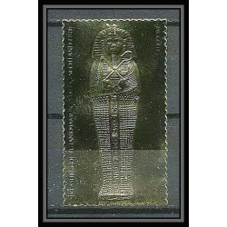 410a Staffa Scotland Egypte Egypt Tutankhamun Toutânkhamon 01 OR gold stamps 23k TIRAGE 2 (brillant) Neuf** mnh
