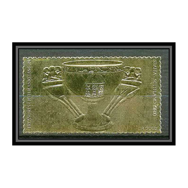 421 Staffa Scotland Egypte Egypt Tutankhamun Toutânkhamon 16 OR gold stamps 23k Neuf** mnh