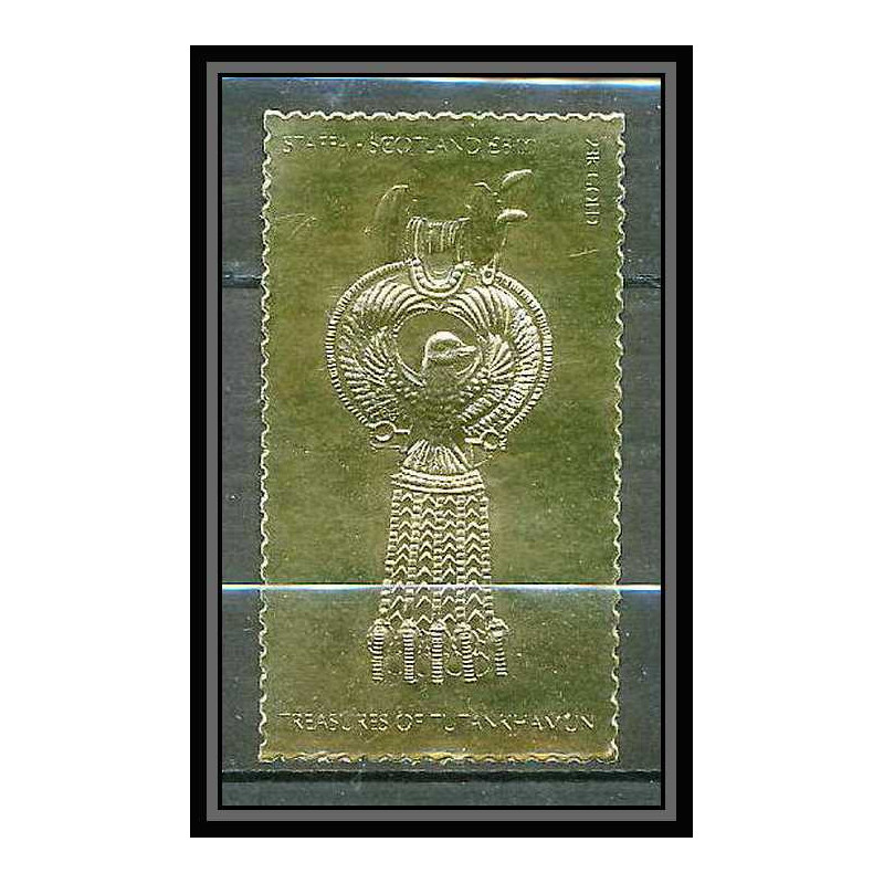 429 Staffa Scotland Egypte Egypt Tutankhamun Toutânkhamon 26 OR gold stamps 23k Neuf** mnh
