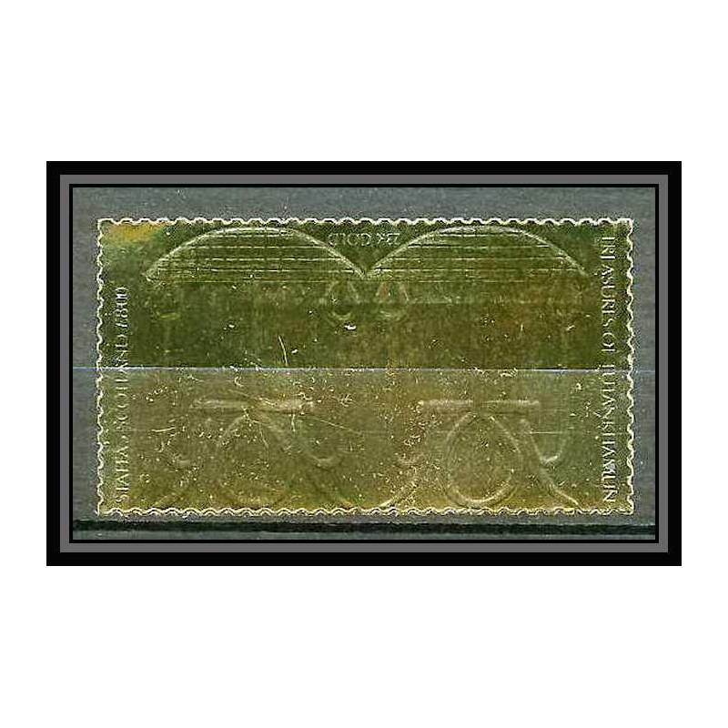 431 Staffa Scotland Egypte Egypt Tutankhamun Toutânkhamon 28 OR gold stamps 23k Neuf** mnh