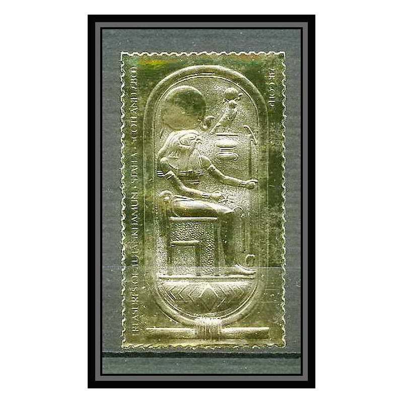 432 Staffa Scotland Egypte Egypt Tutankhamun Toutânkhamon 30 OR gold stamps 23k Neuf** mnh