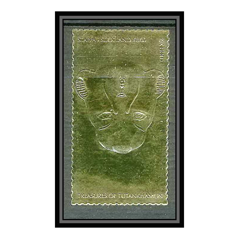 433 Staffa Scotland Egypte Egypt Tutankhamun Toutânkhamon 31 OR gold stamps 23k Neuf** mnh