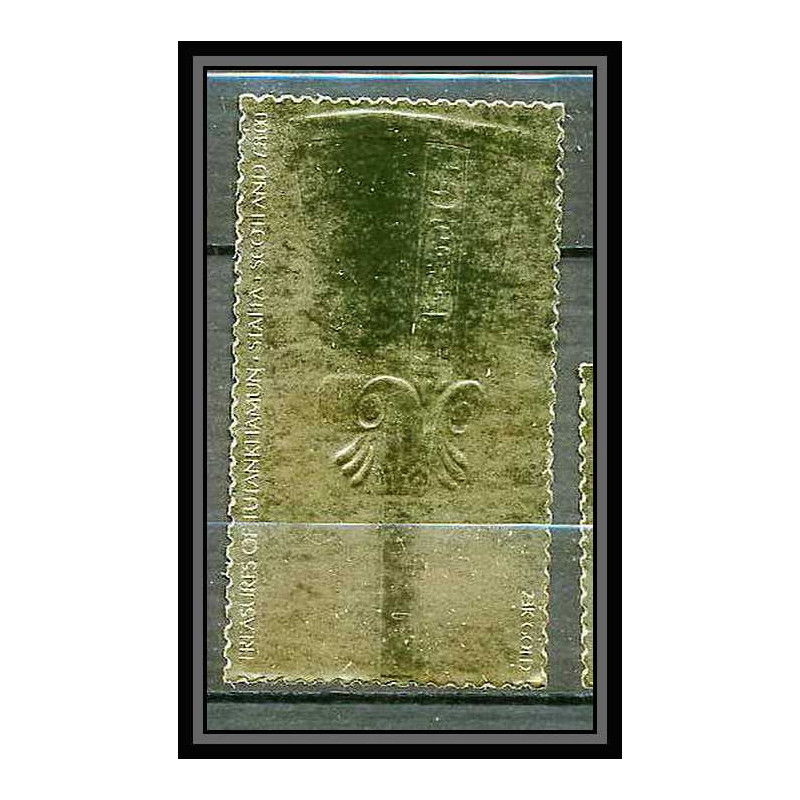 436 Staffa Scotland Egypte Egypt Tutankhamun Toutânkhamon 34 OR gold stamps 23k Neuf** mnh