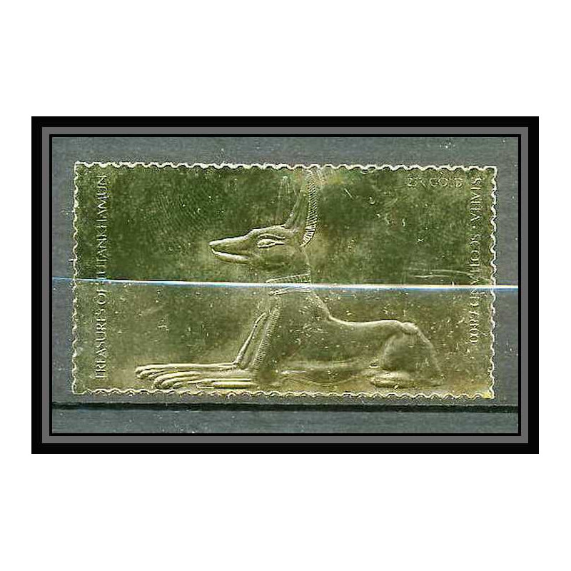 438 Staffa Scotland Egypte Egypt Tutankhamun Toutânkhamon 36 OR gold stamps 23k Neuf** mnh