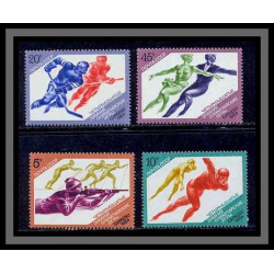 Russie Russia urss USSR 145 - N°5071/5074 jeux olympiques (olympic games) 1984 SARAJEVO