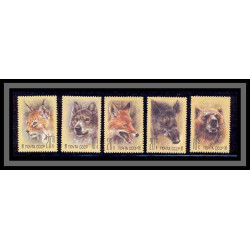 Russie Russia urss USSR 192 - N°5558/ 5562 Faune (Animals & Fauna) ANIMAUX SAUVAGES D URSS
