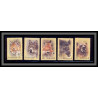 Russie Russia urss USSR 192 - N°5558/ 5562 Faune (Animals & Fauna) ANIMAUX SAUVAGES D URSS