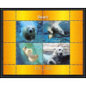 2077/ malawi Bf ours blanc white bear bears neuf ** MNH 