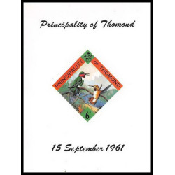 Principalty of Thomond Irlande (Ireland) oiseaux (bird birds oiseau) ** MNH 1961