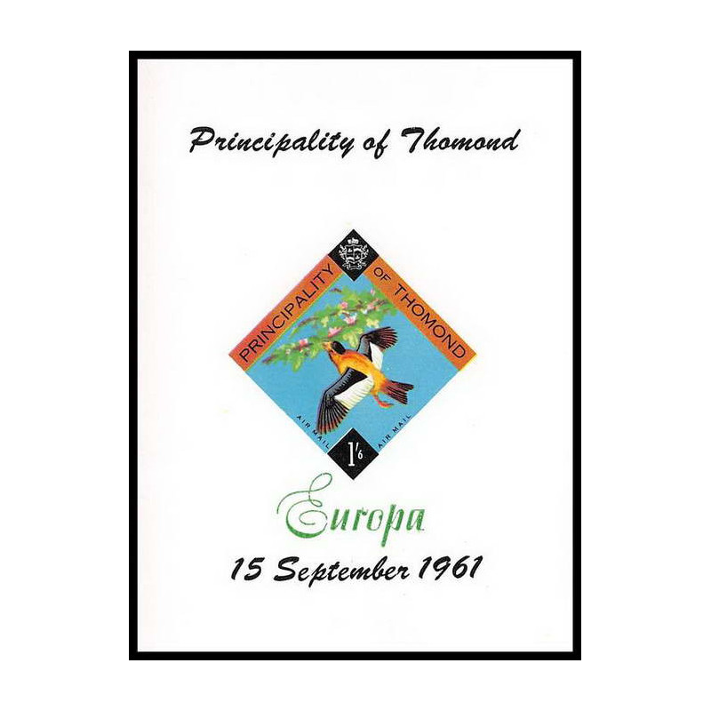 Principalty of Thomond Irlande (Ireland) Overprint (surchargé) Europa oiseaux (bird birds oiseau) ** MNH 1961