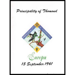 Principalty of Thomond Irlande (Ireland) Overprint (surchargé) Europa oiseaux (bird birds oiseau) ** MNH 1961