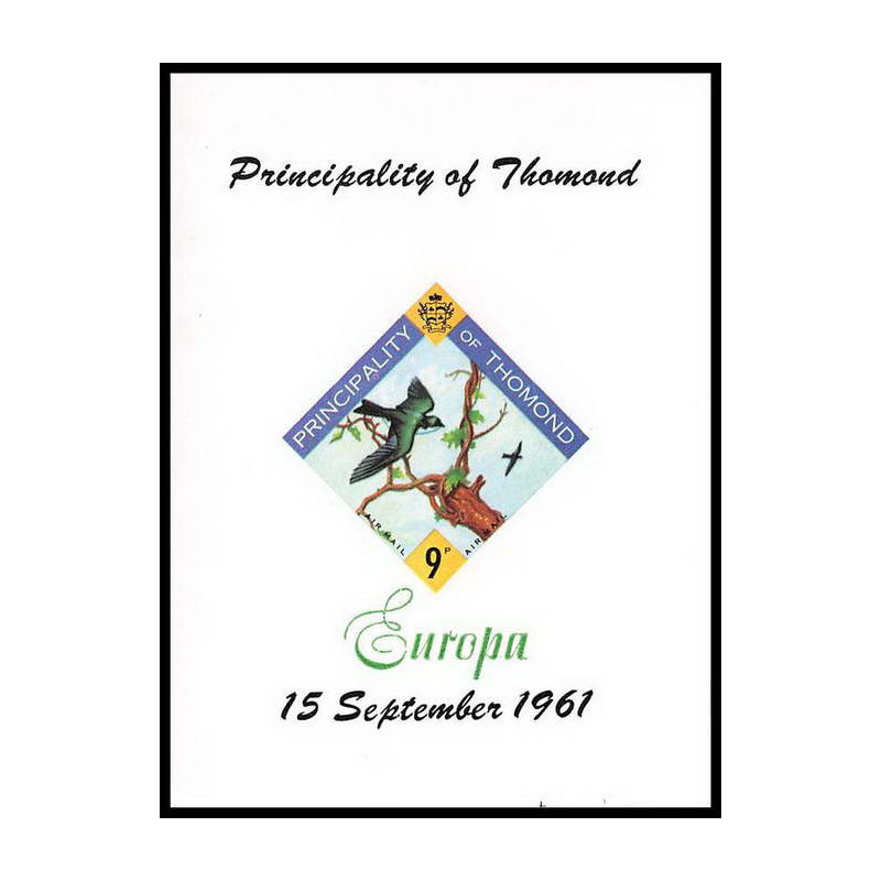 Principalty of Thomond Irlande (Ireland) Overprint (surchargé) Europa oiseaux (bird birds oiseau) ** MNH 1961