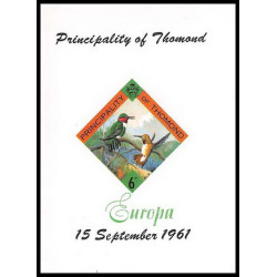 Principalty of Thomond Irlande (Ireland) Overprint (surchargé) Europa oiseaux (bird birds oiseau) ** MNH 1961