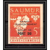 85539/ grève de saumur 1953 essai Non dentelé Imperf surcharge