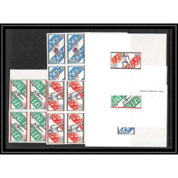 0012a Epreuve de luxe deluxe proof Cameroun N°179/181 jeux olympiques (olympic games) + Non dentelé imperf ** MNH TB