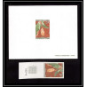 0021a Epreuve de luxe deluxe proof Cameroun N°555 mangue (mango) (fruit frut) + Non dentelé imperf ** MNH