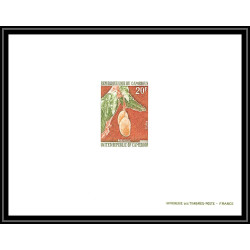 0021d Epreuve de luxe deluxe proof Cameroun N°555 mangue (mango) (fruit frut)