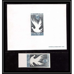 0027c Epreuve de luxe deluxe proof Cameroun N°159 onu (uno colombe dove)