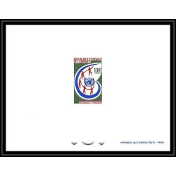 0048 Epreuve de luxe deluxe proof Cameroun N°429/430 onu (uno) united nations + Non dentelé imperf ** MNH ttb