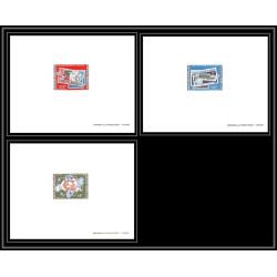 0120 Epreuve de luxe deluxe proof Cameroun N°574 + 233/234 upu 1974