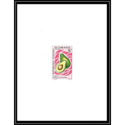 0127 Epreuve de luxe deluxe proof Cameroun N°441/449 fruits fruts complet tb