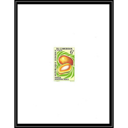 0127 Epreuve de luxe deluxe proof Cameroun N°441/449 fruits fruts complet tb