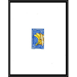 0127 Epreuve de luxe deluxe proof Cameroun N°441/449 fruits fruts complet tb