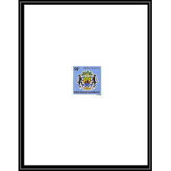 0182 Epreuve de luxe deluxe proof Gabon (gabonaise) N°7/10 service blason armoiries